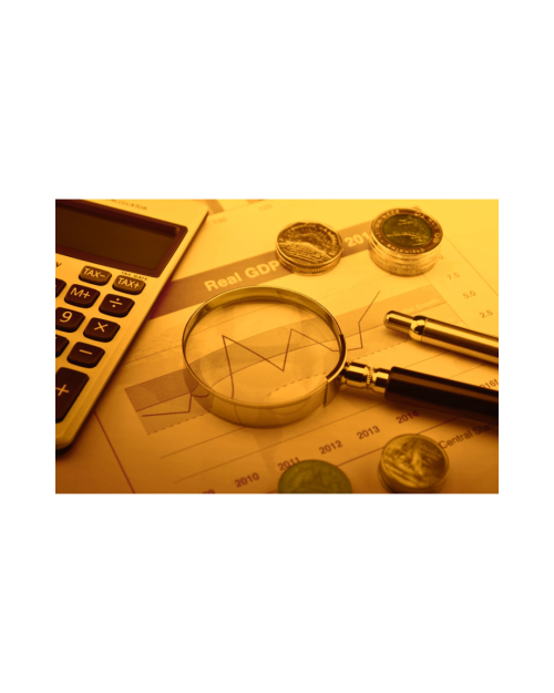 Image montrant une loupe et une calculatrice